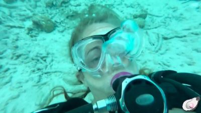 Supergirl Fucked Hard by Horny Octopus - Big Clit MILF Solo Underwater Sex - porntry.com - Usa