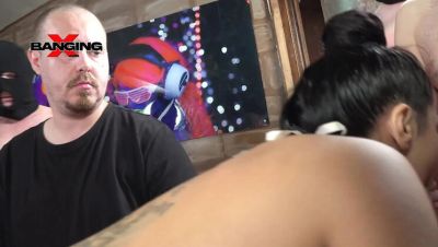 Julia De-Lucia - Julia De Lucia - Julia De Lucia Gangbang: Big Tits Brunette Babe Gets Bukkake Creampie - porntry.com