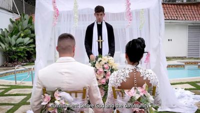 Mariana Martix - Mariana Martix Cheating Wife Fucks Priest on Wedding Day - Big Ass Latina Teen Doggy Style - porntry.com