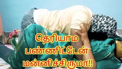 Step Son Seduces Horny Step Mommy - Tamil Aunty Loud Moaning & Big Natural Tits - porntry.com - India