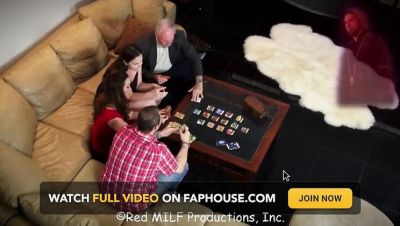 Family Game Night Orgy with Stepmom Jack Moore - Big Tits Blowjob & Taboo Sex - porntry.com