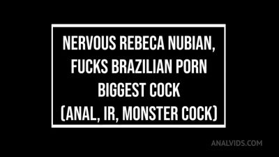 Brazilian Ebony, Rebeca Nubian Fucked By The Biggest Cock In - hotmovs.com - Brazil