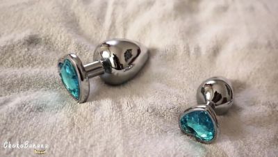 First Time Anal: Chokobanana Tries 3 Size Butt Plug Solo - porntry.com