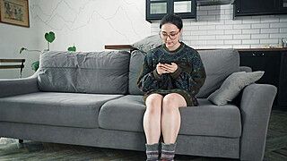 Big titty virgin is learning how to be a SLUT! - ah-me.com