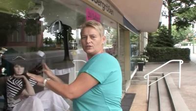 German Blonde Cougar Rides Massive Dick Hard in Rented Room - Big Boobs Cowgirl Sex - veryfreeporn.com - Germany