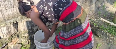 Bathing Porn Video With My Wife White Bra Pink Panty - desi-porntube.com - India