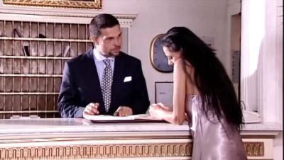 Hotel Manager Fucks Young Beautiful Customer in Motel - Big Cock Blowjob & Facial - veryfreeporn.com - Italy