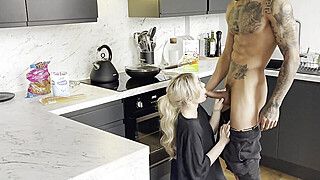 ROUGH SEX IN THE CITY - College Blonde Pussy Still Sore, Gets Pounded To Orgasm Again - ah-me.com