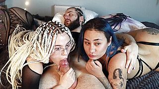 My boyfriend and I decided to give our friend an unforgettable threesome experience that ended with - ah-me.com