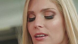 Double penetrating the fantastic blonde secretary - ah-me.com