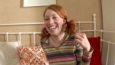 Fresh Pussy A Horny Russian Redhead Gets Her - Anna Zimina - hotmovs.com - Russia