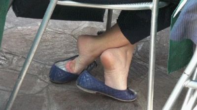 Shoeplay bailarinas azules - voyeurhit.com