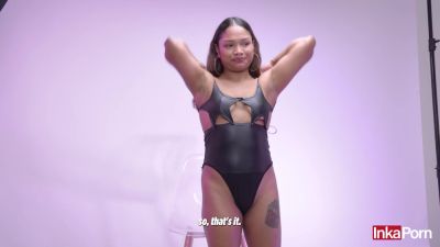 18-year-old Brunette Debutante Passes Her First Casting For Inkaporn - Jay Rose - desi-porntube.com - India