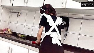 Hot Brazilian maid nails my bone while my acquaintance films in HD porn - hottest crimson head whore! - ah-me.com - Brazil