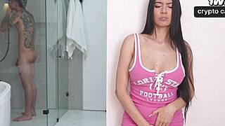 My Stepbrother - Real raunchy fuck-a-thon with my torrid stepbrother while home alone - AMBAR PRADA and DANNER MENDEZ - - ah-me.com