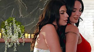 Anissa Kate - Big tit lesbian eating wifes hairy pussy - ah-me.com