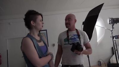 Pierced And Inked Brunette Gets Fucked At The Casting - hotmovs.com