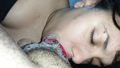 Deusa De Ebano Extreme Blowjob - So Much Spit She Plays With It All - Deep Throat POV - porntry.com - India - Brazil