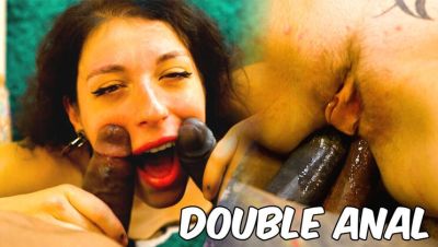 Interracial Threesome Double Anal with BBC - Hardcore ATM & Facial Cumshot - xxxfiles.com - Britain