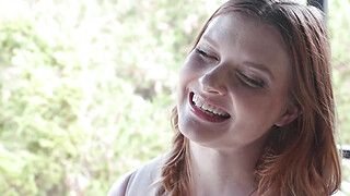 Slim Poke - Petite redhead tenant fucked by her black landlord - ah-me.com