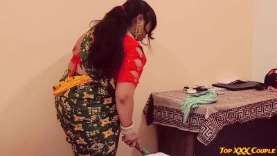 Indian Maid Doggy Style Fuck with Owner - Hot Desi Big Titties HD - veryfreeporn.com - India