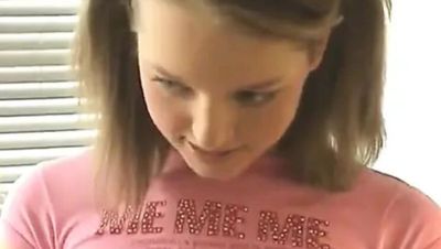 Britney Braces Amateur Solo - Skinny Teen Strips Lingerie and Plays with Banana Cream - xxxfiles.com - Britain