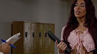 Fuck My Ass - Giving my teacher a titjob to pass my exam - ah-me.com