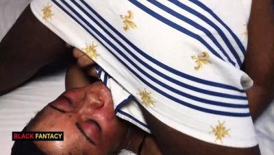 Black Fantasy Fucks Hard After Fight - Huge Cock Creampie in Missionary - porntry.com - Britain - Nigeria