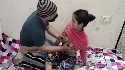 Seeing The Nurse Alone, The Patient Pressed Her Breasts And Fucked Her - desi-porntube.com - India