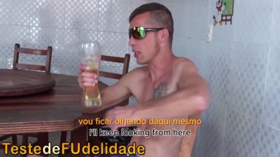 Naughty Blonde Fucking In The Bar - Sol Soares - hotmovs.com