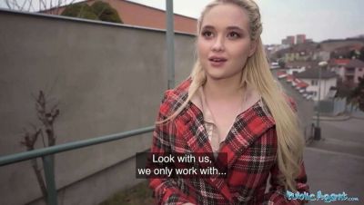 Martin Gun - Public Agent Blonde Teen Jessie Ames Outdoor Blowjob and Hardcore Sex - xxxfiles.com - Russia
