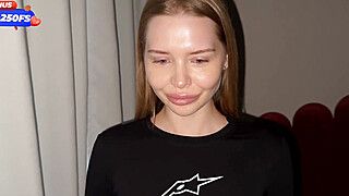 Torn tights. Rough sex for trying to steal a cigarette of her stepbrother - ah-me.com