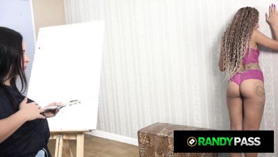 Big Tits Latina Lesbian Licks Petite Teen Model Pussy in 4K HD - porntry.com - Portugal