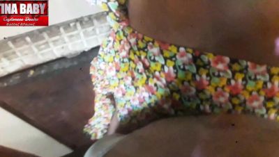 My Sri Lankan Maid Tina Baby Teases Me in Cheeththa Dress While Wife is Away - Homemade Big Tits & Big Ass MILF - veryfreeporn.com - Sri Lanka