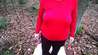 Big Busty Tits Slapped Hard Outdoor in Autumn BDSM Public Sex - xxxfiles.com