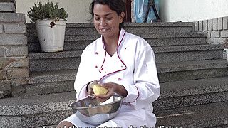 CzechStreet - Cook with Huge Tits and Mega Clit - ah-me.com