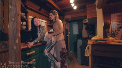 Bruce Venture - He Distracted Me From Cooking And Fills My Pussy With Mag Numb And Bruce Venture - hclips.com