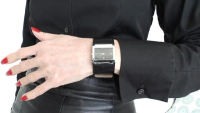 German MILF JOI Fetish: Leather Strap Watch & Black Pantyhose Jerk Off Instructions - veryfreeporn.com - Germany