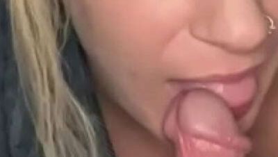 Streetwalker Bunny deepthroats cock in car backseat POV then shows cum in mouth - porntry.com