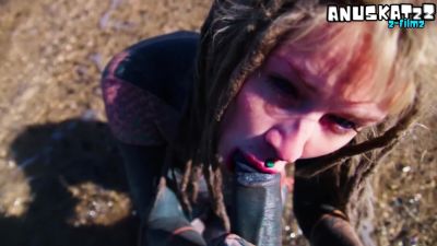 Outdoor Beach Pov Blowjob Sloppy By The Waves - Lily Lu - upornia.com