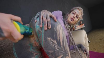 Tattooed Free Spirits Ass Stuffing Dildo And Big Dick - Nikolaz Zpageti - hclips.com