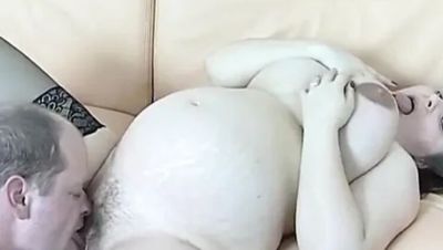 Cream - Pregnant Brunette in Stockings Missionary Fuck Cum on Tits German Vintage - xxxfiles.com - Germany