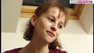 Skinny redhead strips on bed and fingers herself with moaning - xxxfiles.com - Germany