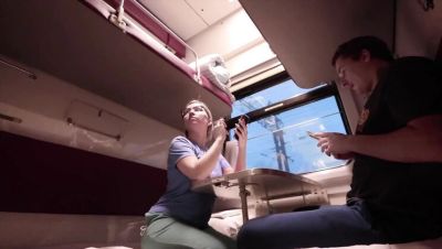 Hot Bitch on Train Gets Hard Fuck with Big Dick - Blonde Amateur with Big Ass - xxxfiles.com