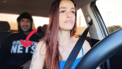 Married Brazilian Lady Catches Passenger Jerking Off in Her Car - Big Boobs Uber Driver Fucked Doggy Style - porntry.com - Brazil - Portugal