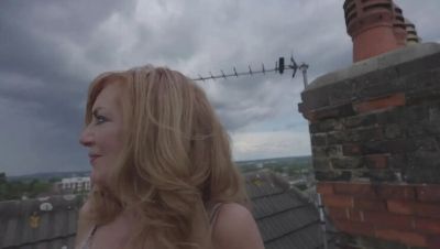 Andi James - Rooftop Sex with Hot Redhead GILF Andi James - Outdoor Fucking - porntry.com - Britain