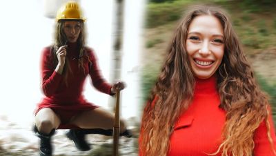 Laura Quest Public Outdoor Blowjob Adventure - Amateur Romanian Couple Fucking in Mountain Vlog - porntry.com - Romania