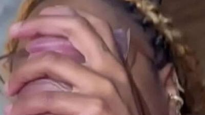 Scarlet - Scarlet enjoys Big Rasta2's huge cock - Brunette with big booty and glasses - xxxfiles.com