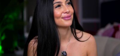 Stunning Brunette with Huge Tits Teases on Cam - inxxx.com