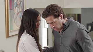 Amber Angel came home from school early and desired to ease off after a rock-hard - ah-me.com